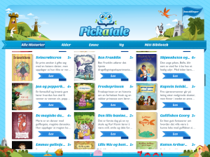 Pickatale har en mengde barnebøker